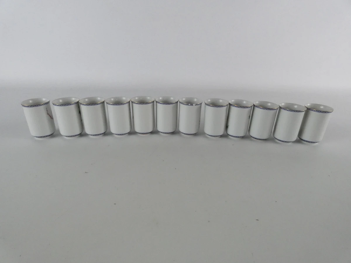 Vintage Franklin Mint Japanse porseleinen bekertjes in display (12 stuks) - foto 9