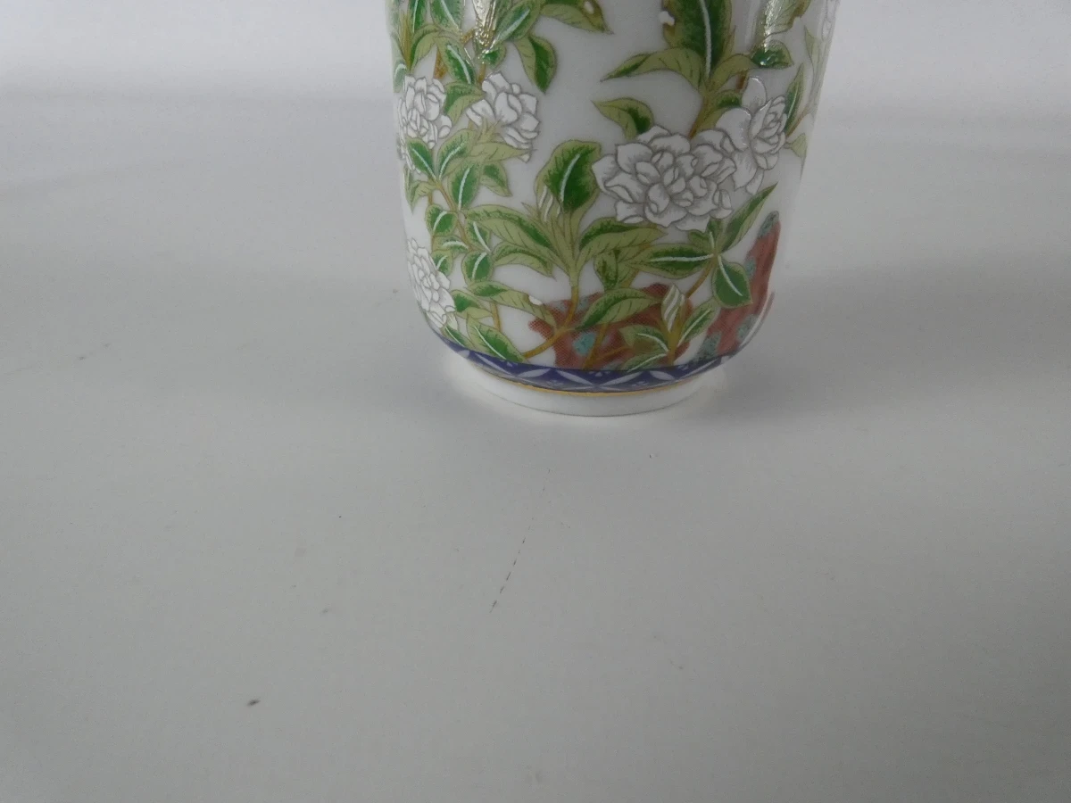 Vintage Franklin Mint Japanse porseleinen bekertjes in display (12 stuks) - foto 13