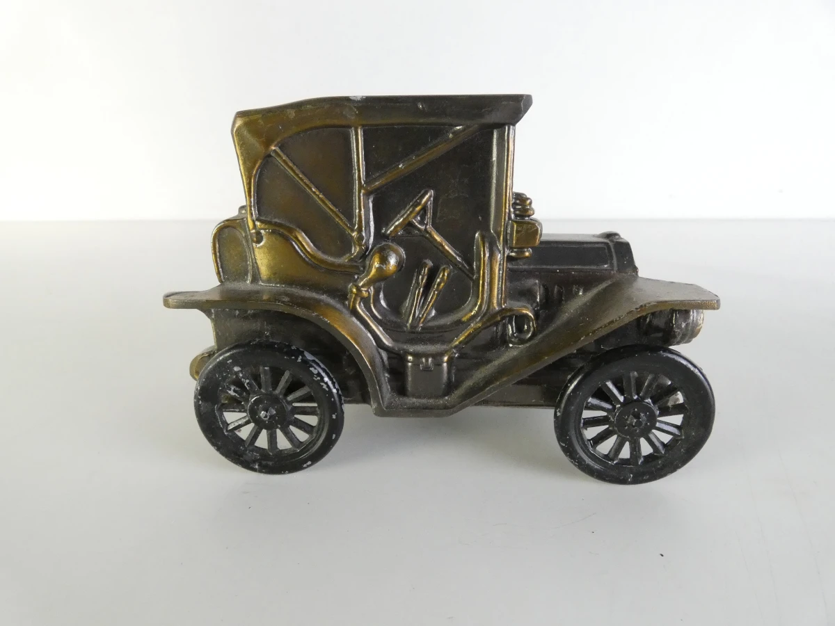 Lot van 3 vintage metalen spaarpotten/verzamelobjecten - foto 3