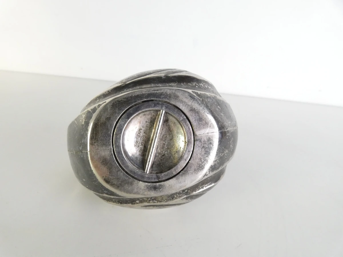 Lot van 3 vintage metalen spaarpotten/verzamelobjecten - foto 16