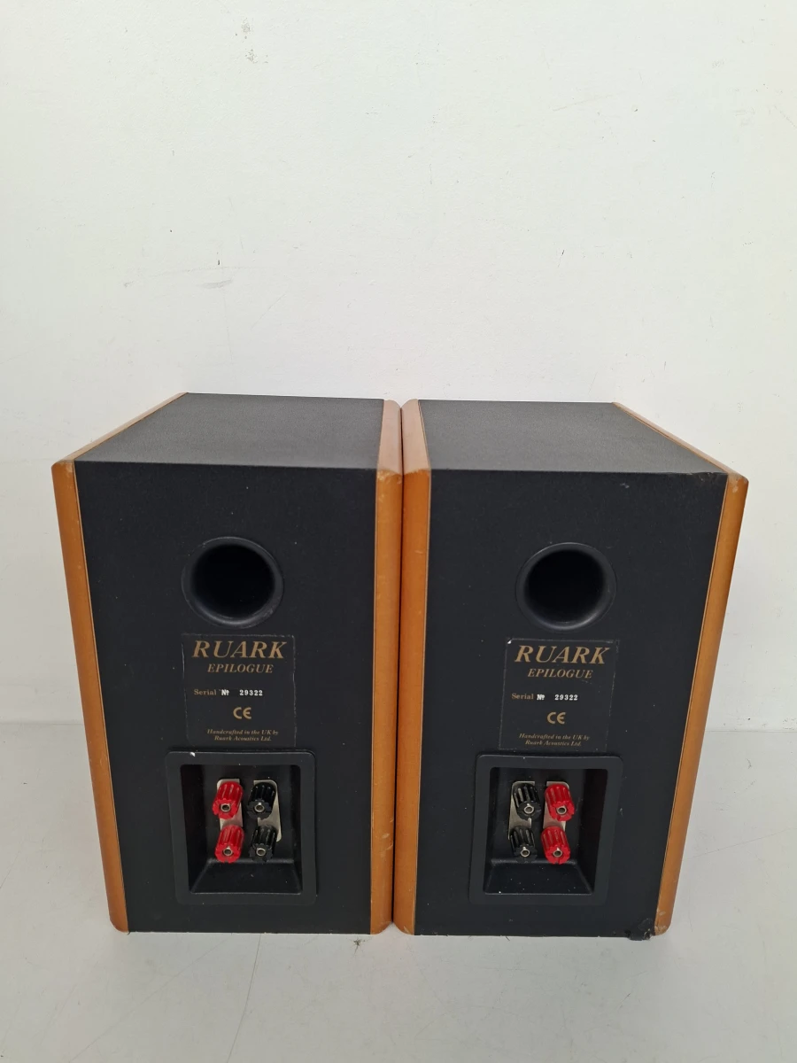 Set Premium Ruark Epilogue Monitor Luidsprekers – Handcrafted in the UK – Kersenfineer - foto 3