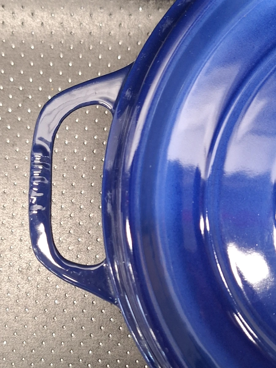 Staub La Cocotte gietijzeren braadpan, diameter 26 cm in donkerblauw - foto 4