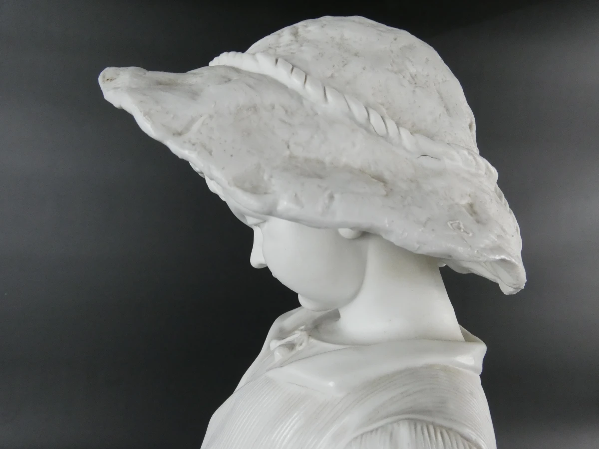 Vintage jongen in biscuitporselein -  Meissen - foto 9