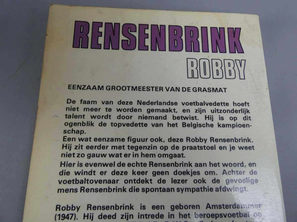 Boek Rensenbrink Robby - foto 7