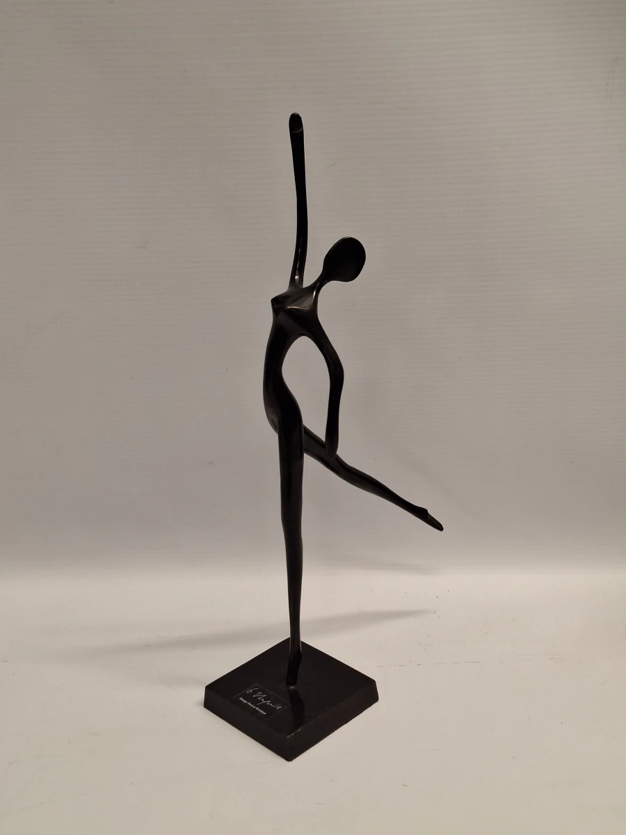 Vintage Bodrul Khalique metalen ballerina sculptuur voor IKEA - foto 3