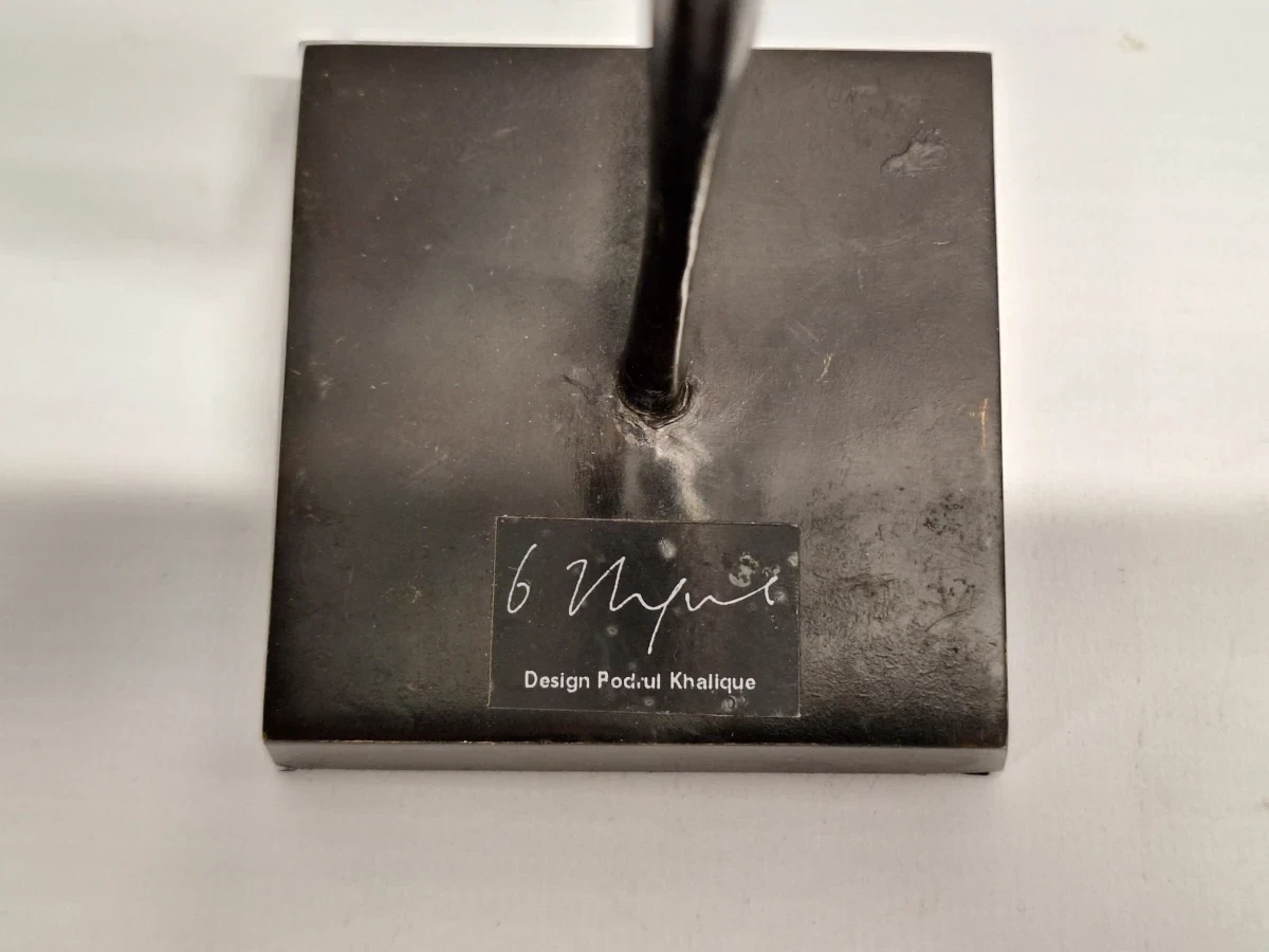 Vintage Bodrul Khalique metalen ballerina sculptuur voor IKEA - foto 7