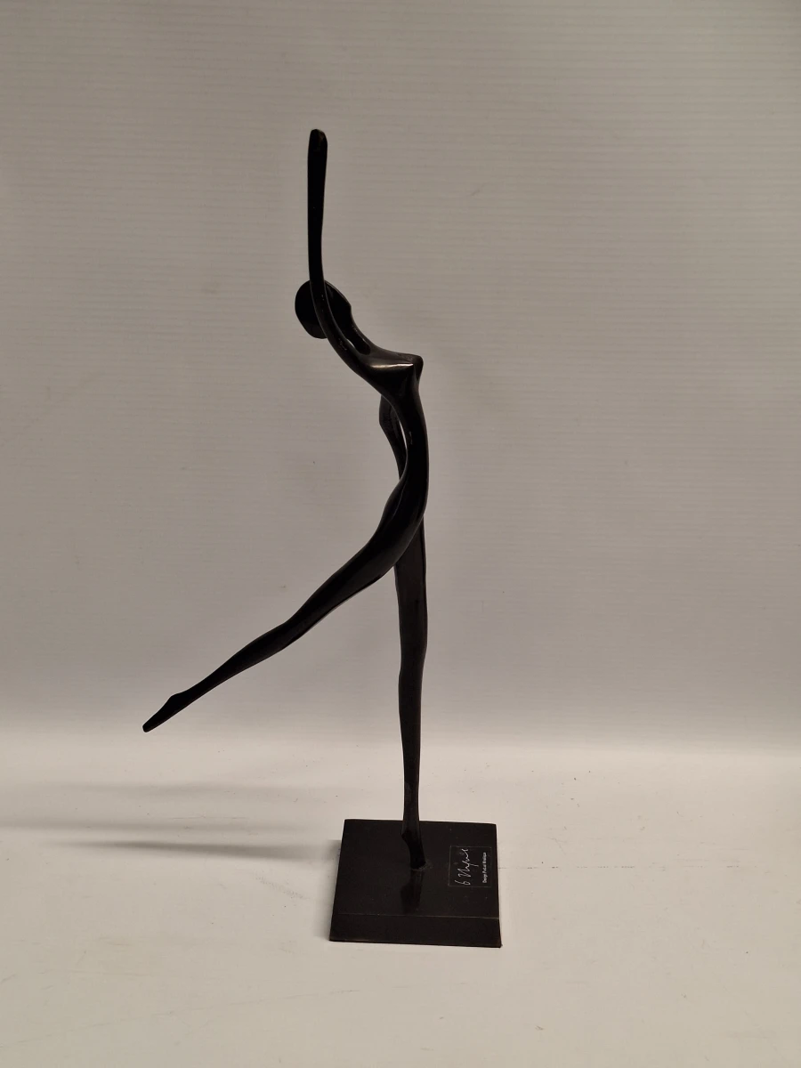 Vintage Bodrul Khalique metalen ballerina sculptuur voor IKEA - foto 2