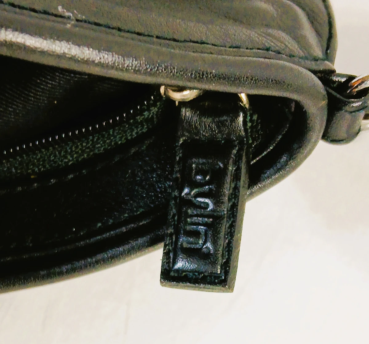 By-Lin – Lotus Leaf Black Classic Leather handtas. - foto 6