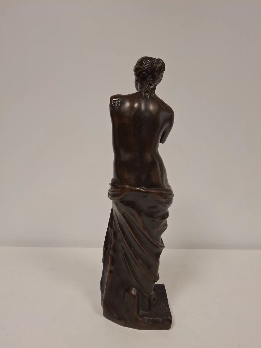 Klassiek Bronzen Beeldje -  Venus de Milo / Aphrodite - foto 5
