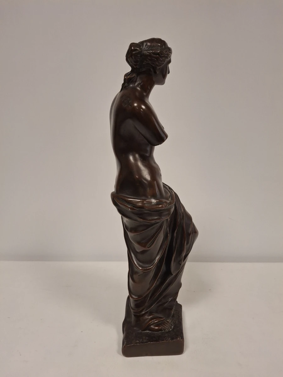 Klassiek Bronzen Beeldje -  Venus de Milo / Aphrodite - foto 6