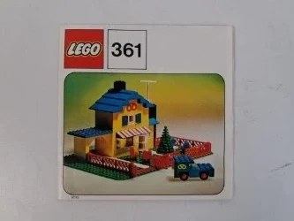LEGO Legoland Set 361 (Tea Garden Cafe with Baker's Van) uit 1974 - foto 5