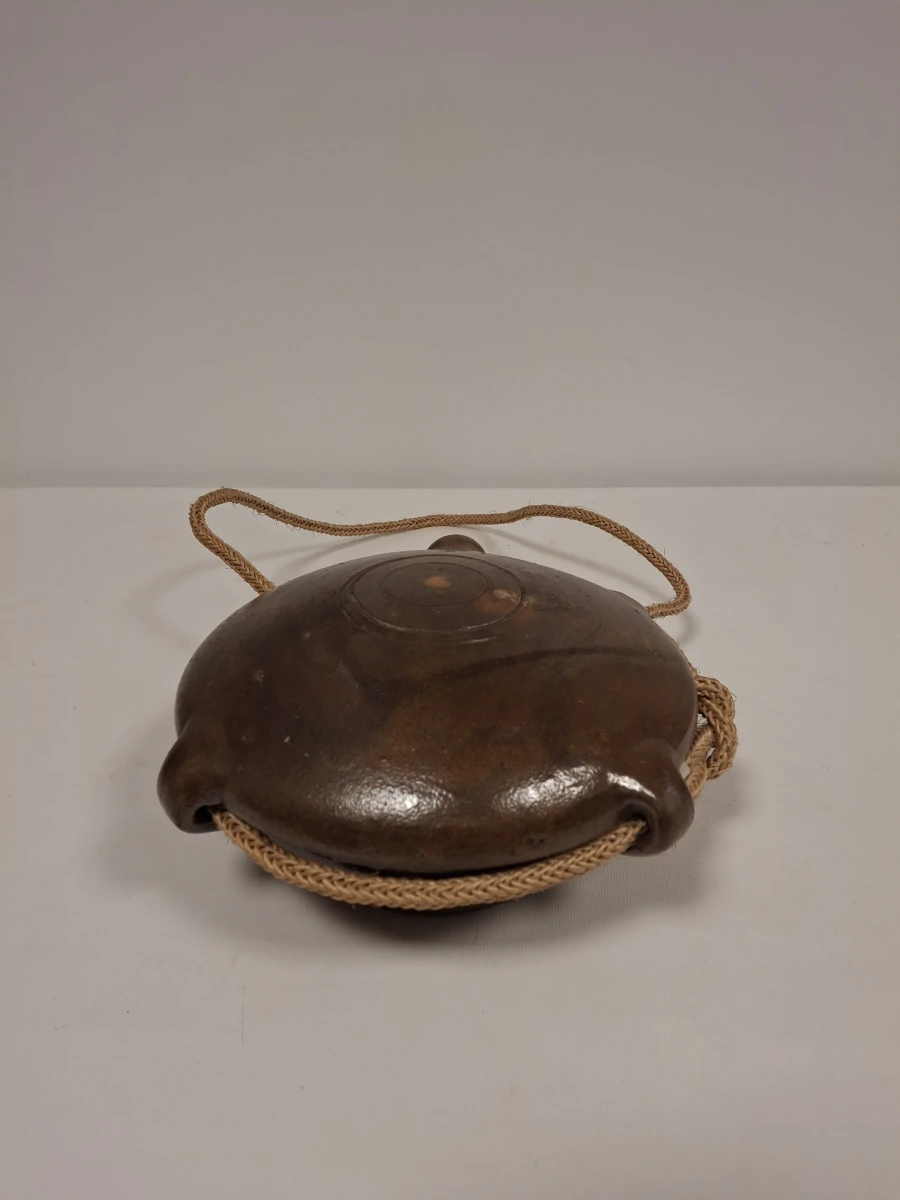 Antieke Franse Veldfles "Gourde Crapaud" - foto 3