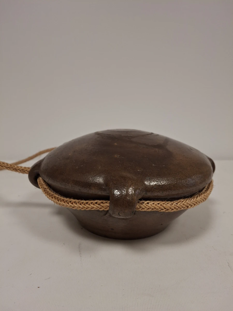 Antieke Franse Veldfles "Gourde Crapaud" - foto 6