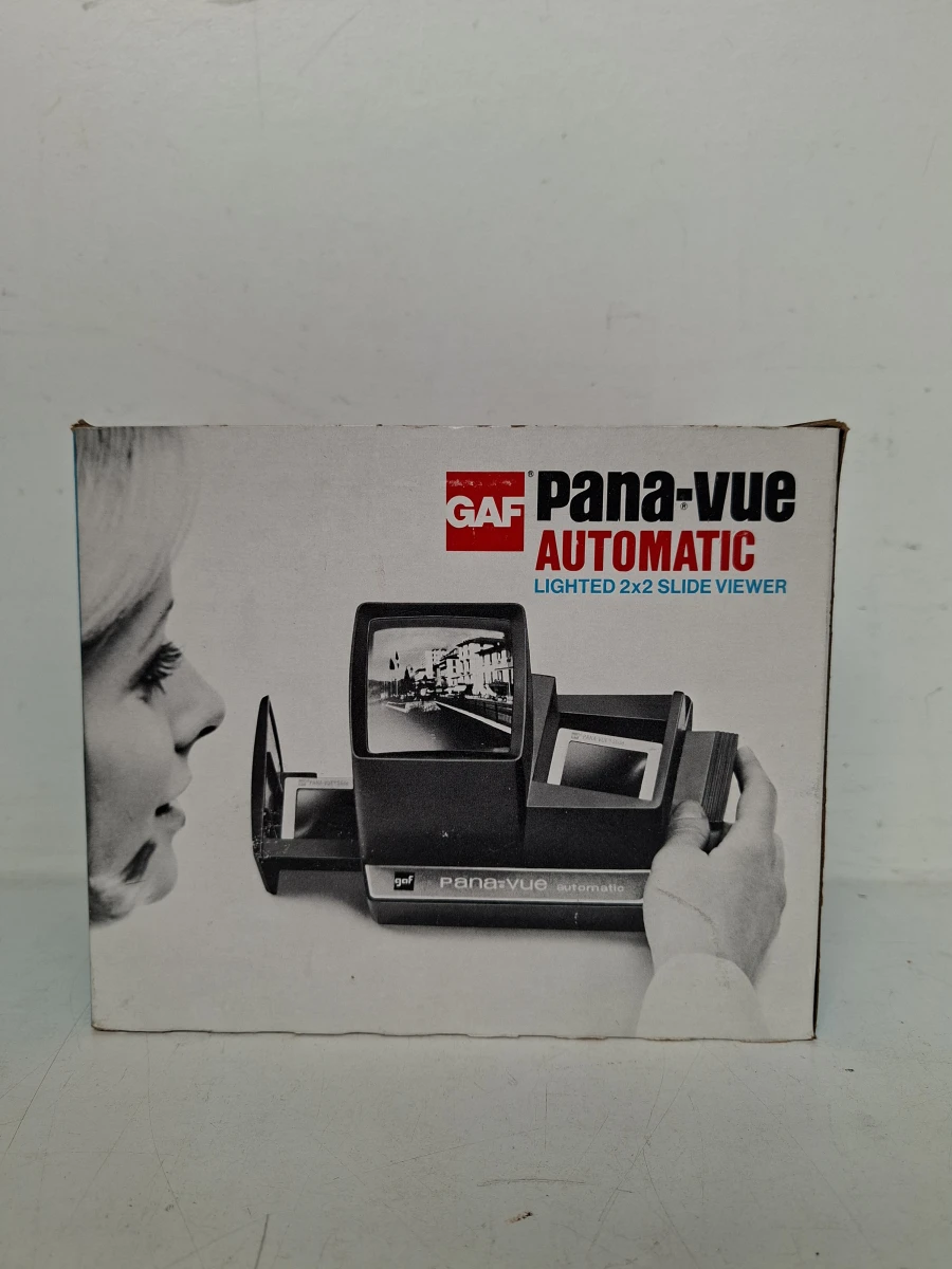 Vintage GAF Pana-vue AUTOMATIC Verlichte Diasuizer (2x2) - foto 2