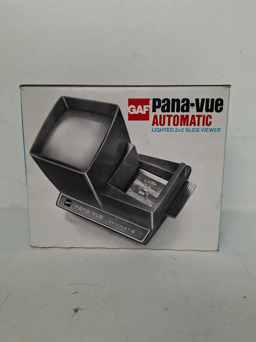 Vintage GAF Pana-vue AUTOMATIC Verlichte Diasuizer (2x2) - foto 6