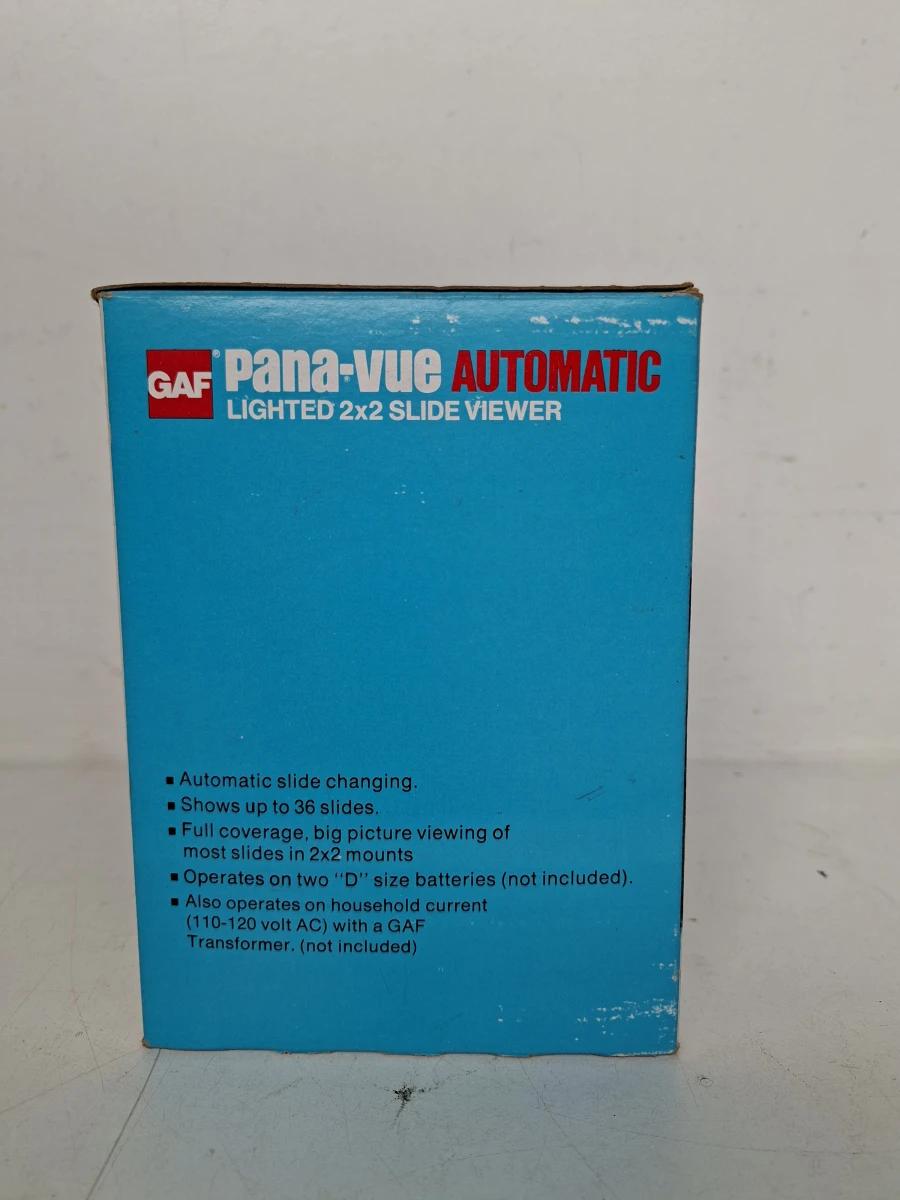 Vintage GAF Pana-vue AUTOMATIC Verlichte Diasuizer (2x2) - foto 1