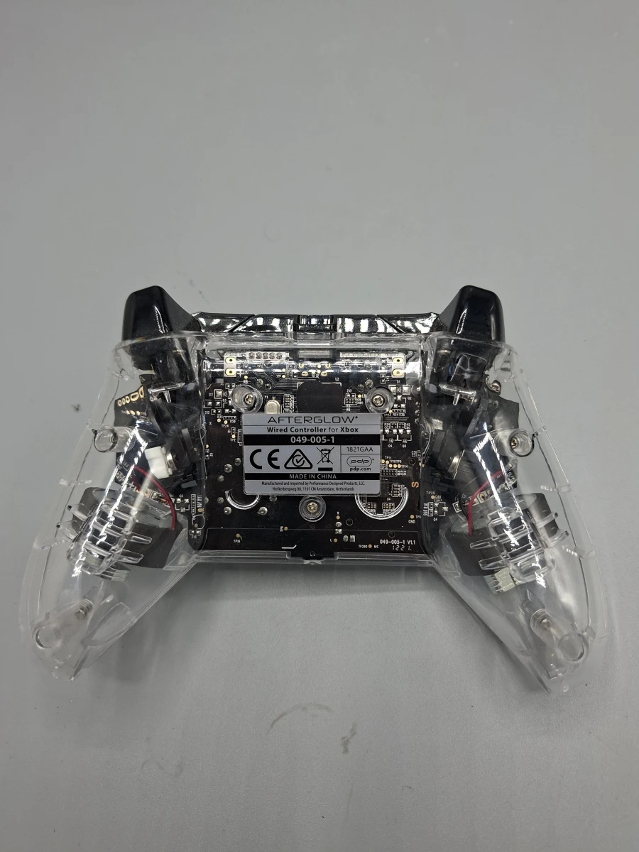 PDP Afterglow Wired Controller voor Xbox & PC – Unieke Transparante Gamepad met LED-Verlichting - foto 2