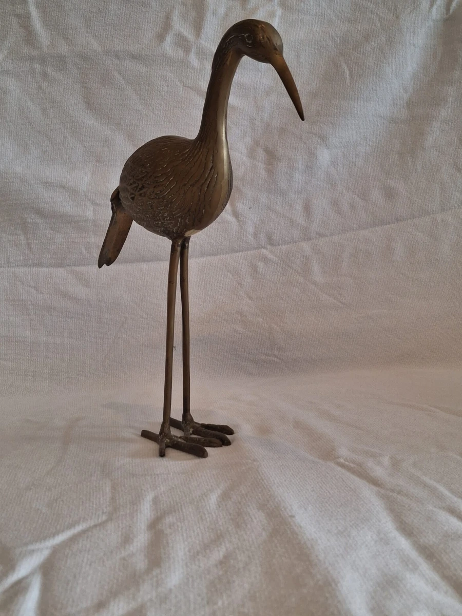 Set decoratieve koperen reigers - foto 6