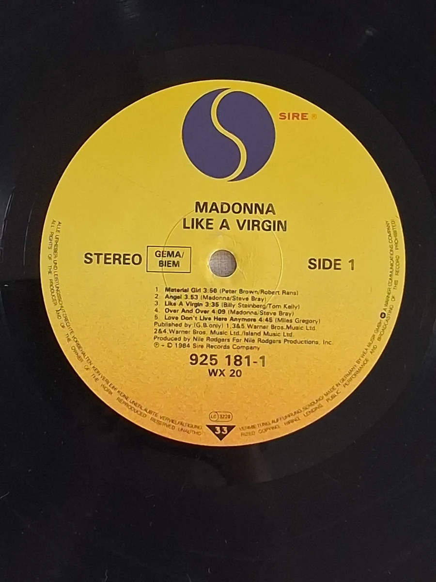 LP Madonna - Like a Virgin - foto 2