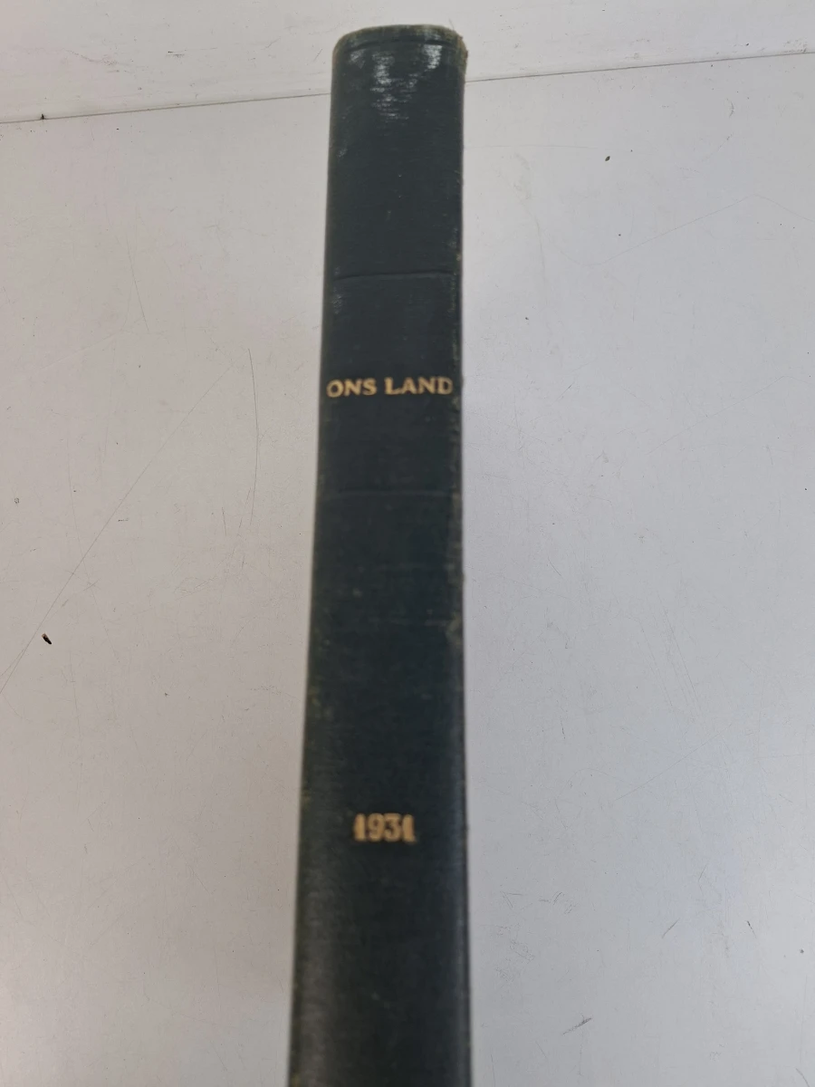 Uniek Antiek Jaarvolume "Ons Land in Woord en Beeld" (1931) – Prachtige Tijdsgeest boordevol Nostalgische Reclames! - foto 9