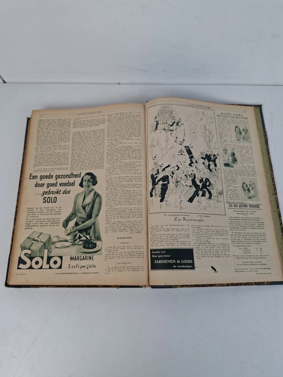 Uniek Antiek Jaarvolume "Ons Land in Woord en Beeld" (1931) – Prachtige Tijdsgeest boordevol Nostalgische Reclames! - foto 4