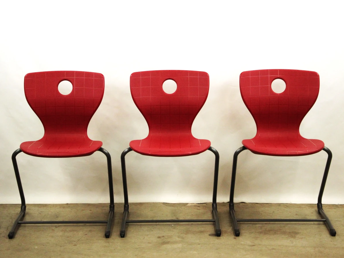 Verner Panton 6 "pantoswing" stoelen - foto 3
