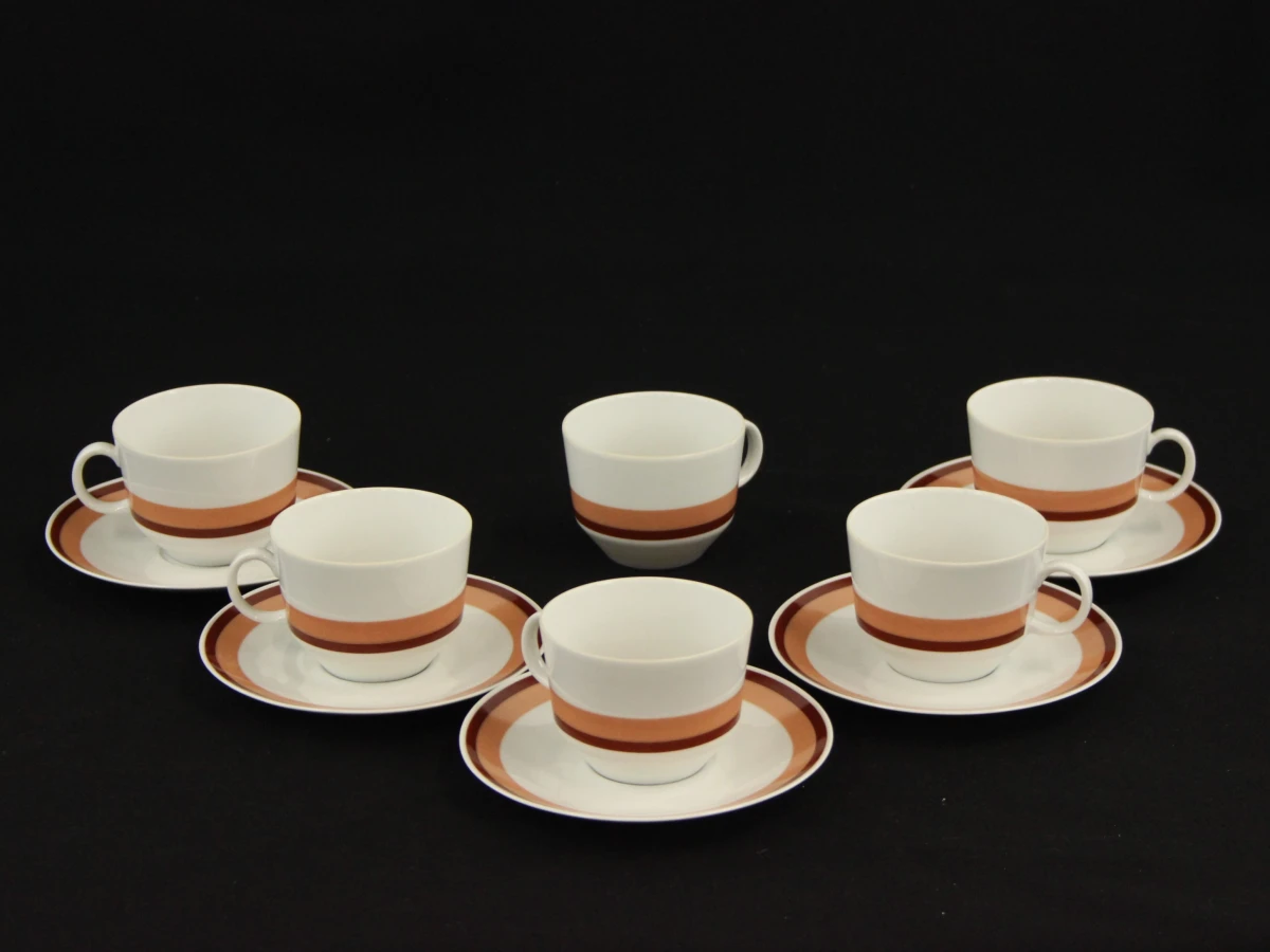 Bareuther Waldsassen Bavaria Germany vintage koffieservies voor 6 personen - foto 2