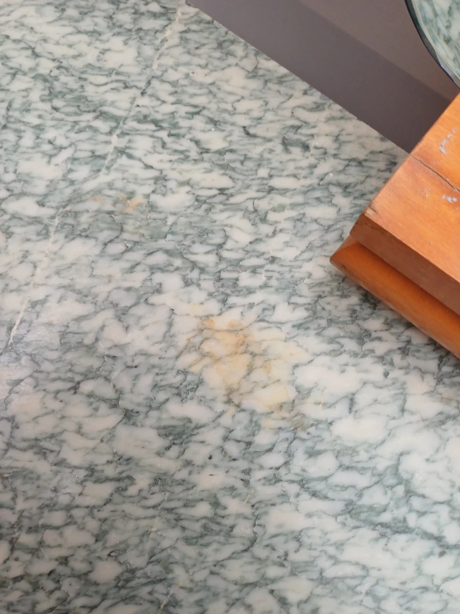 Authentiek Art Deco Dressoir / Kaptafel met Marmeren Blad en Spiegel – Jaren 30/40 - foto 8