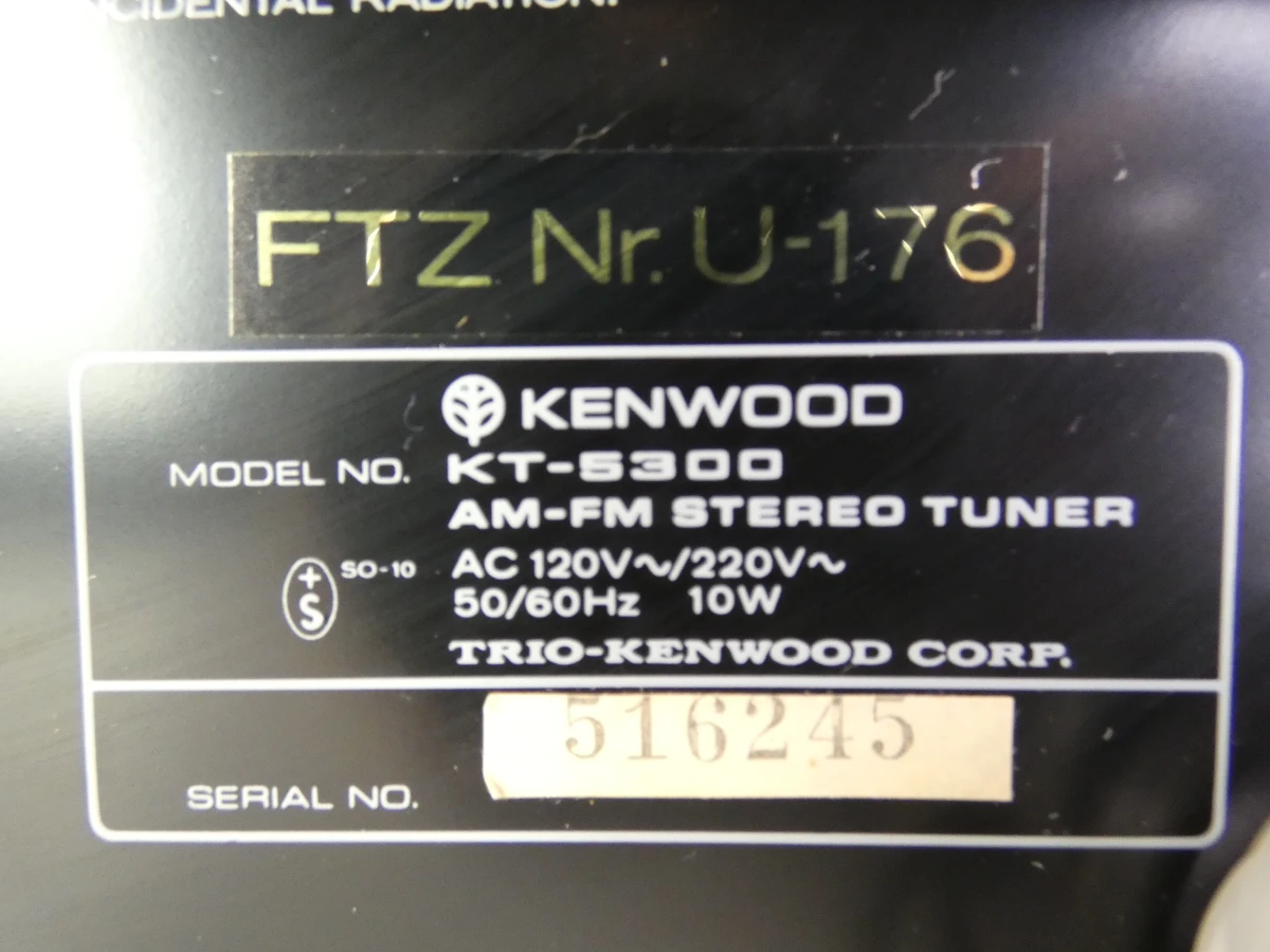 Kenwood KT-5300 AM/FM-stereotuner - foto 10