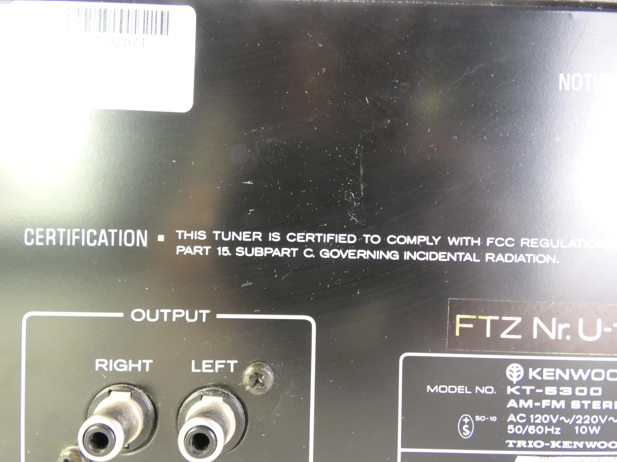 Kenwood KT-5300 AM/FM-stereotuner - foto 12