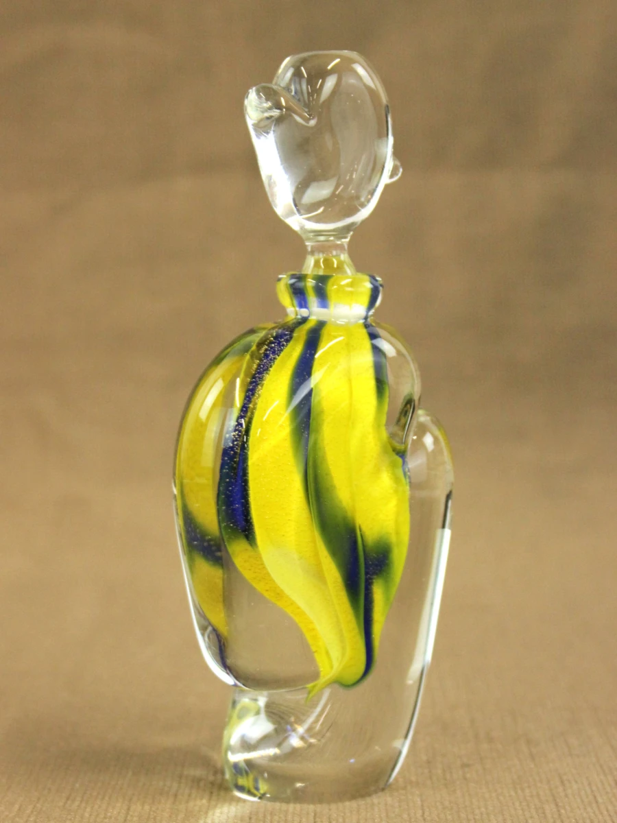 Verrerie d’Art d’Alvignac – decoratief glazen parfumflacon, 1999 - foto 2