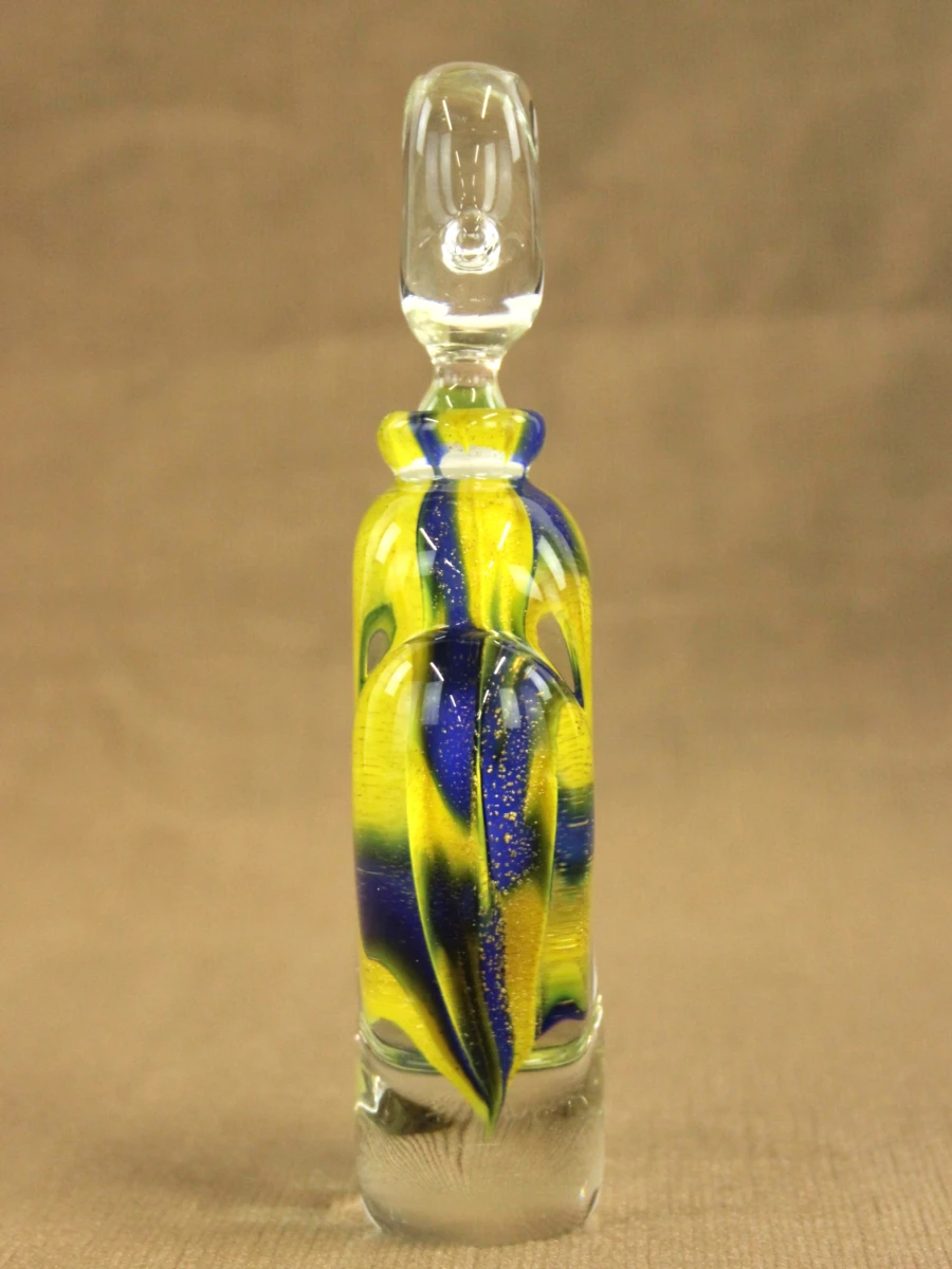 Verrerie d’Art d’Alvignac – decoratief glazen parfumflacon, 1999 - foto 3