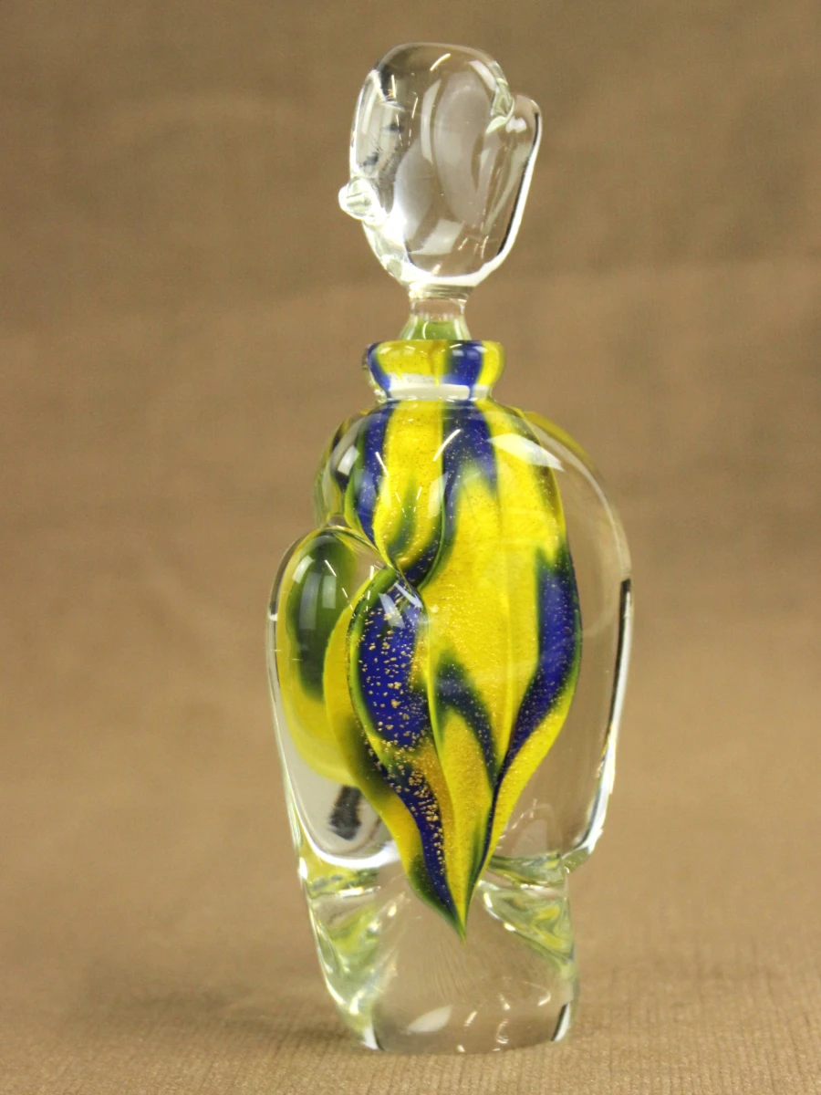 Verrerie d’Art d’Alvignac – decoratief glazen parfumflacon, 1999 - foto 4
