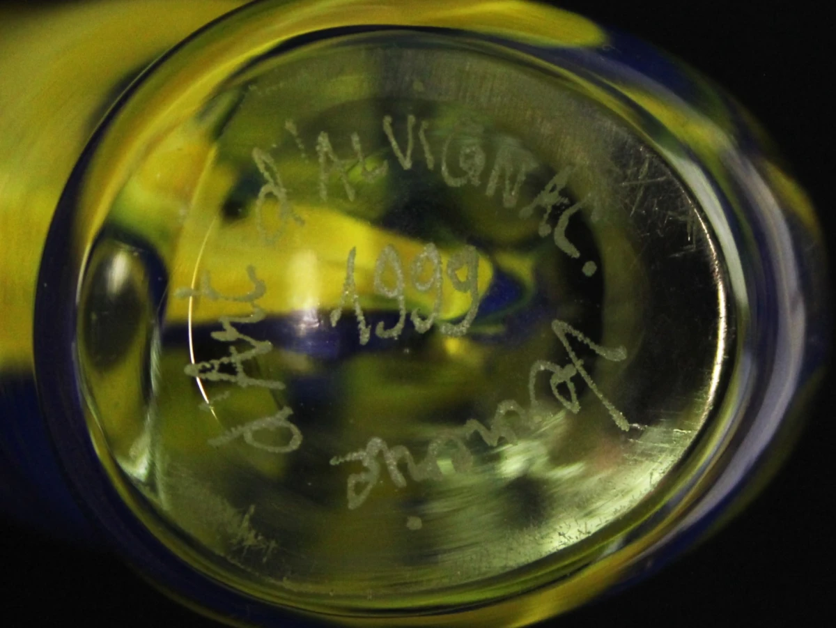 Verrerie d’Art d’Alvignac – decoratief glazen parfumflacon, 1999 - foto 10