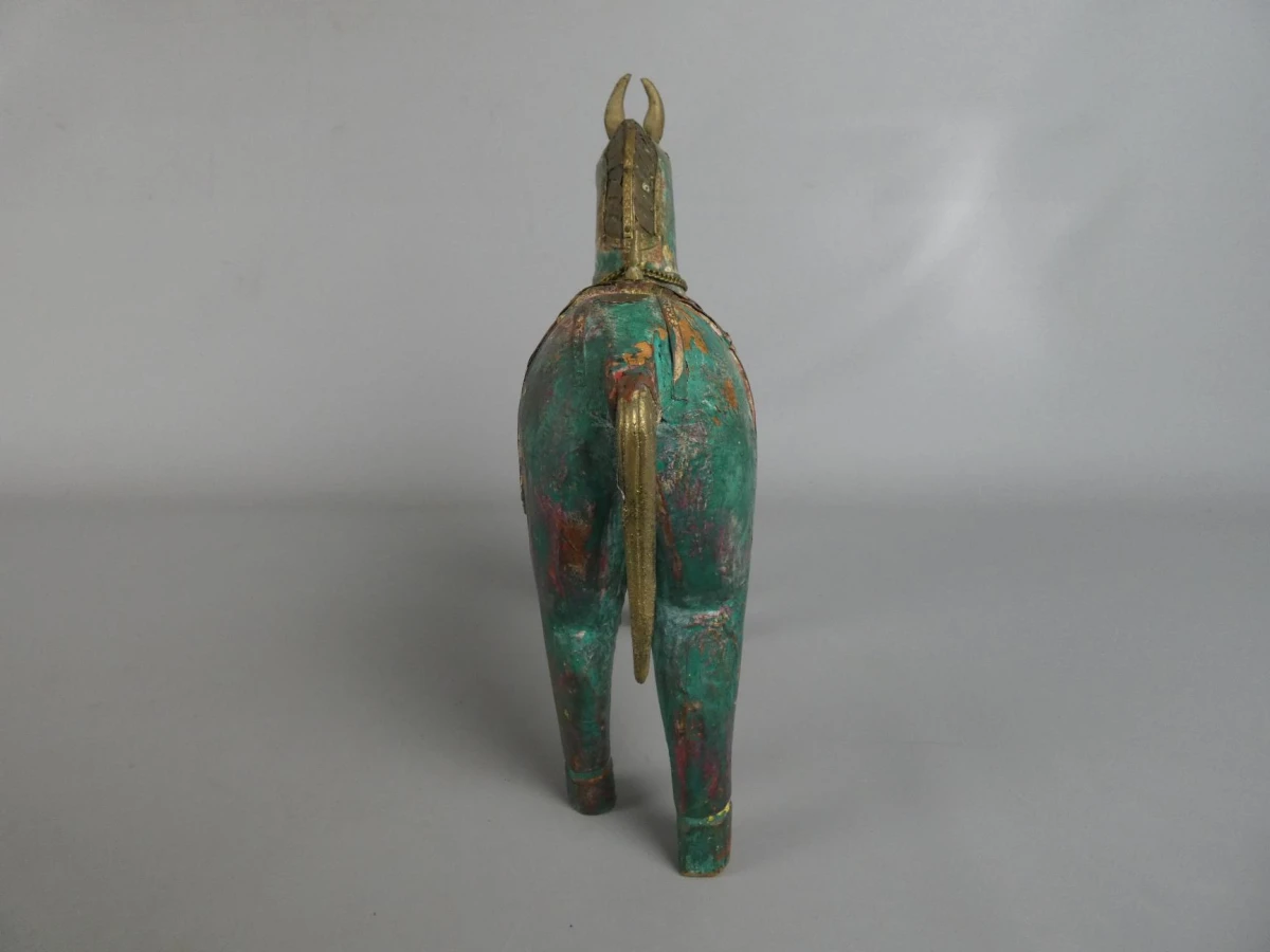 Houten paard - Indiaans / Oosters Design - foto 4