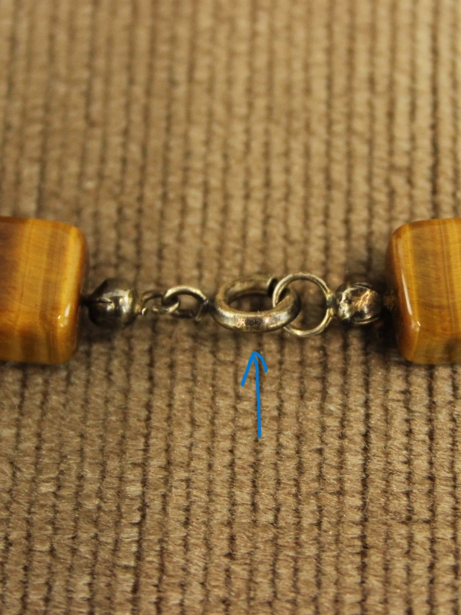 Samengesteld setje tijgeroog-juwelen in sterling zilver - foto 6