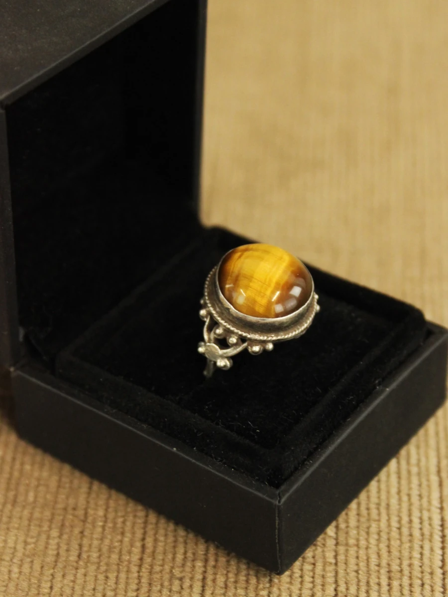 Samengesteld setje tijgeroog-juwelen in sterling zilver - foto 7