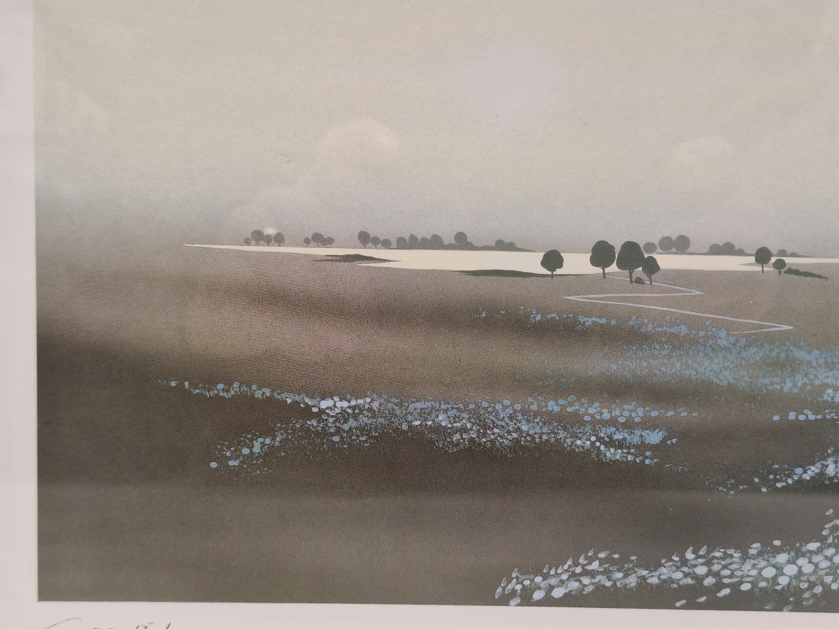 Set van 2 sfeervolle landschappen - "Greenfields" (ingeboekt en gesigneerd) - Henri Leonaert - foto 4