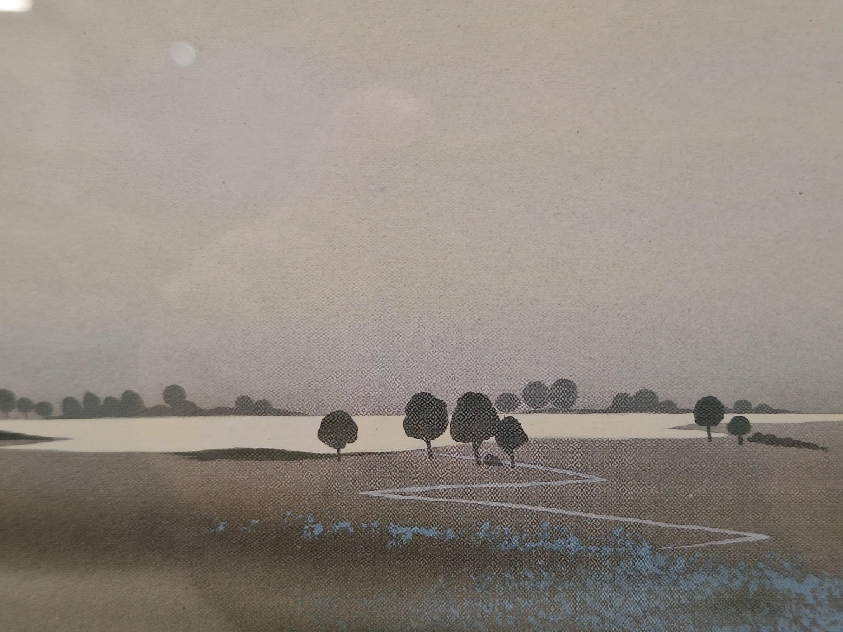 Set van 2 sfeervolle landschappen - "Greenfields" (ingeboekt en gesigneerd) - Henri Leonaert - foto 8