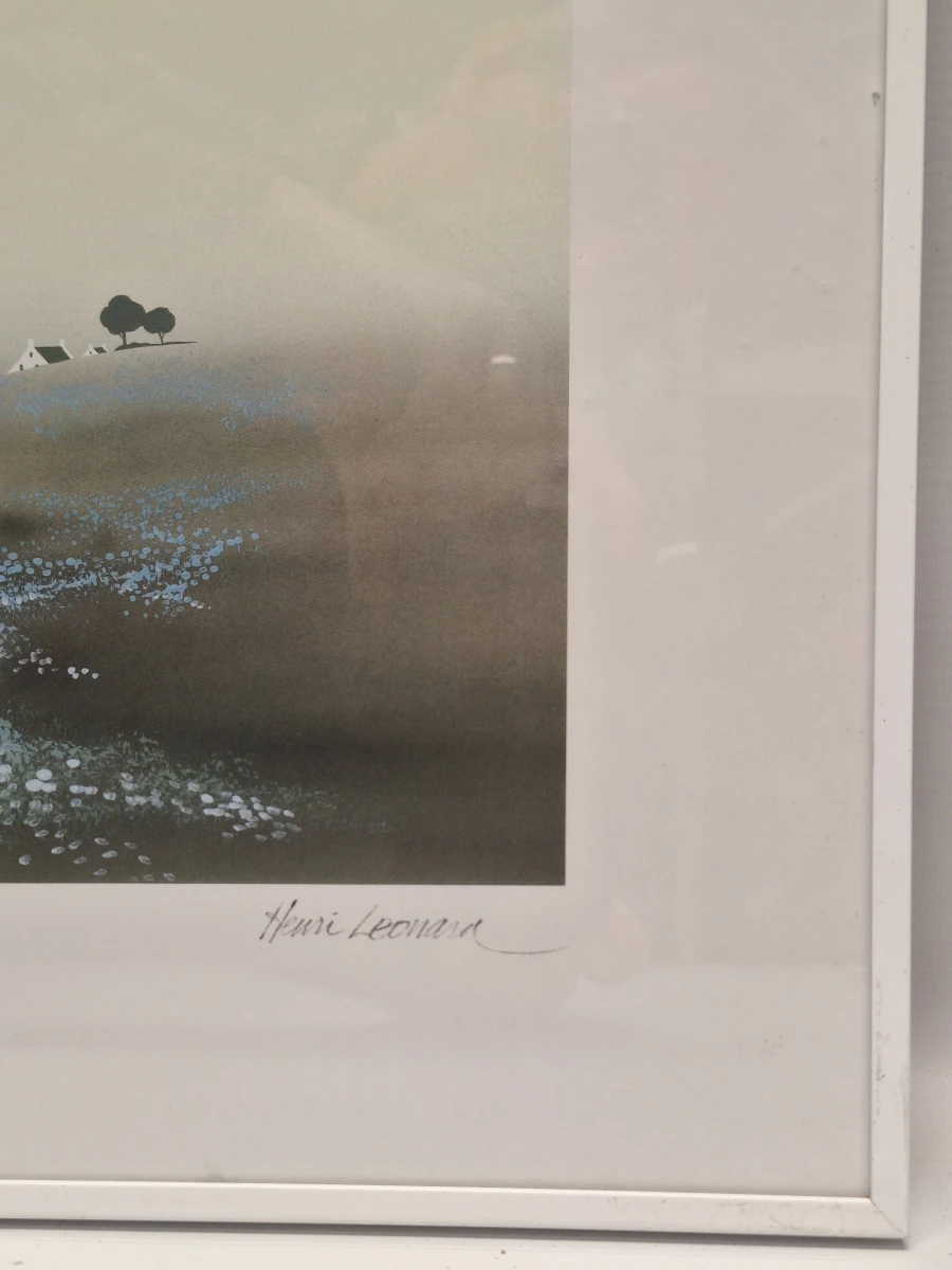 Set van 2 sfeervolle landschappen - "Greenfields" (ingeboekt en gesigneerd) - Henri Leonaert - foto 5