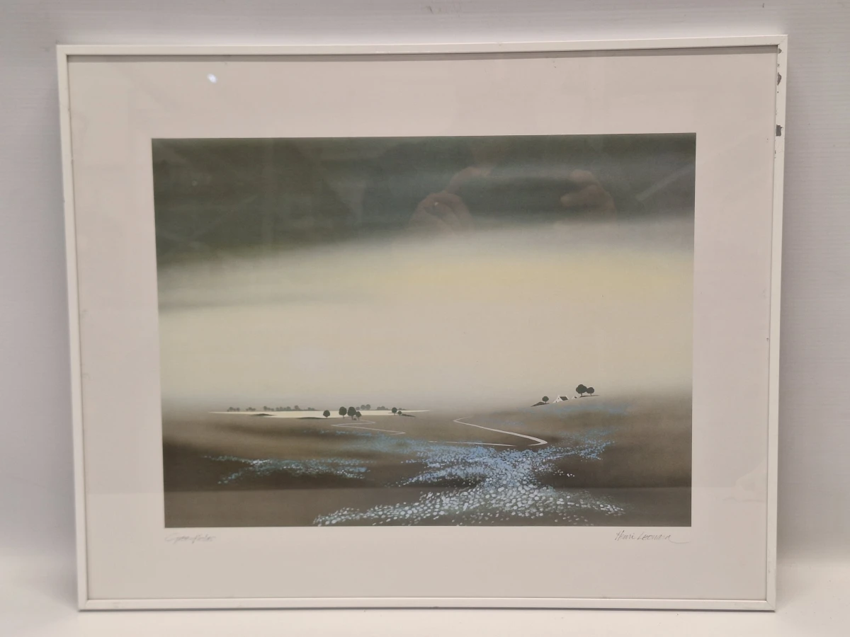 Set van 2 sfeervolle landschappen - "Greenfields" (ingeboekt en gesigneerd) - Henri Leonaert - foto 2