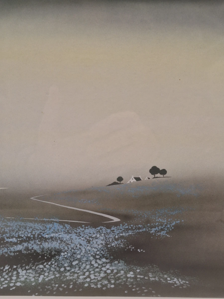 Set van 2 sfeervolle landschappen - "Greenfields" (ingeboekt en gesigneerd) - Henri Leonaert - foto 11