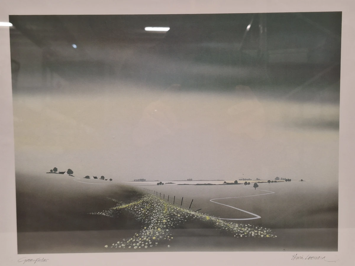 Set van 2 sfeervolle landschappen - "Greenfields" (ingeboekt en gesigneerd) - Henri Leonaert - foto 15