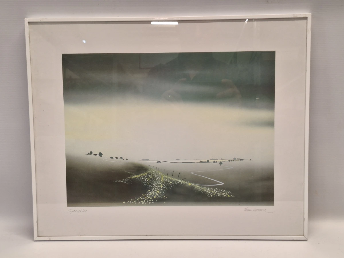 Set van 2 sfeervolle landschappen - "Greenfields" (ingeboekt en gesigneerd) - Henri Leonaert - foto 14