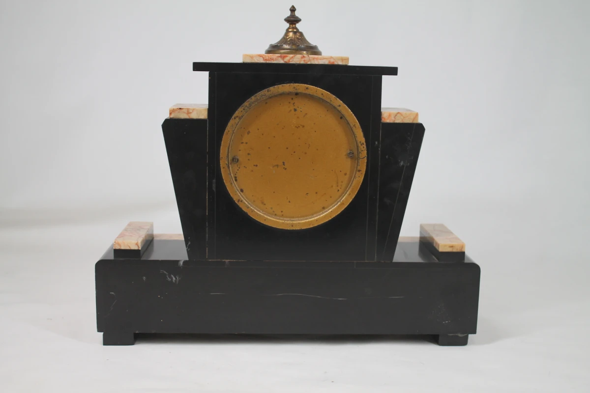 Antieke driedelige Art Deco schouwgarnituur - foto 10