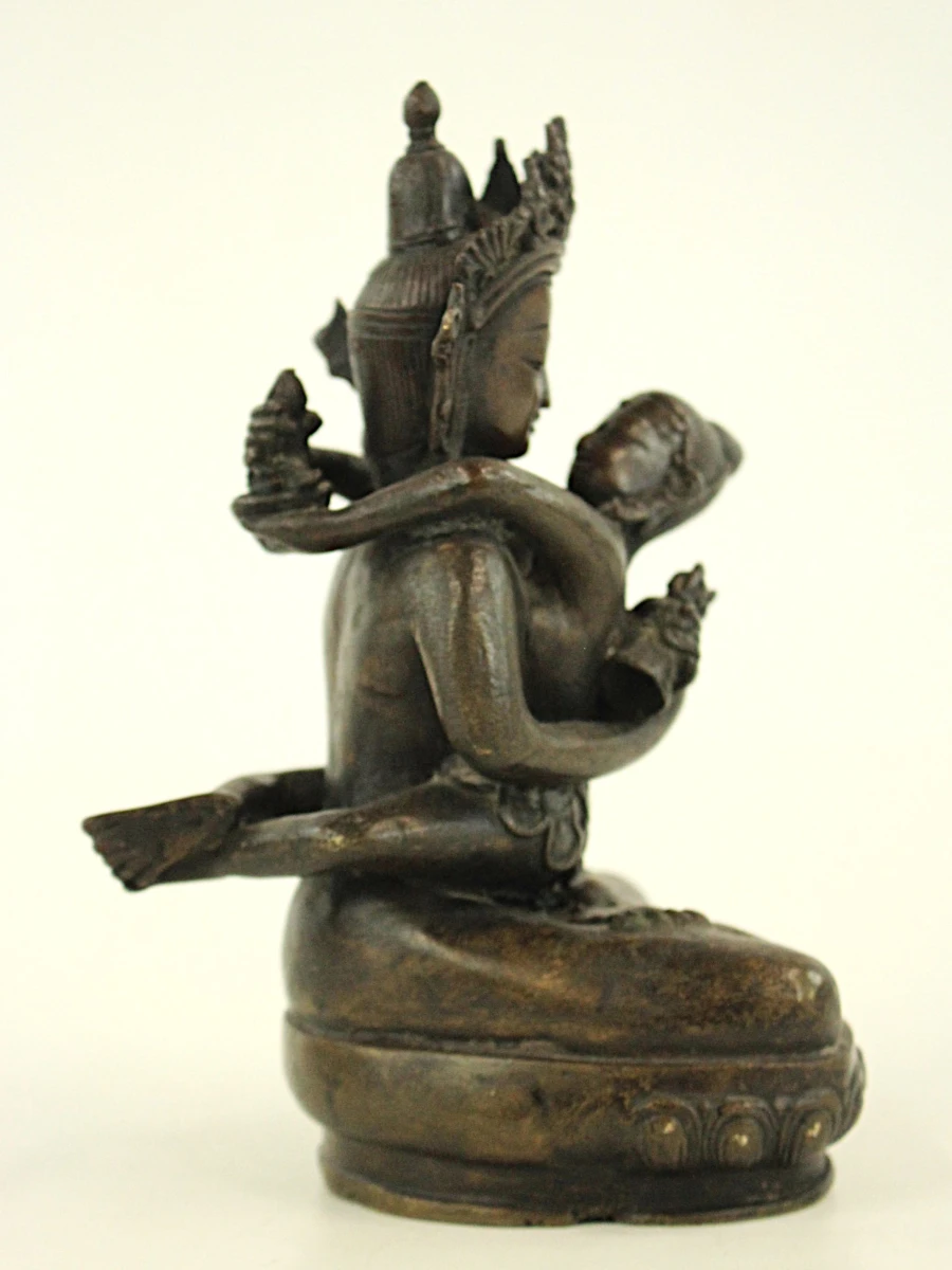 Bronzen Yab-Yum beeldje - foto 3