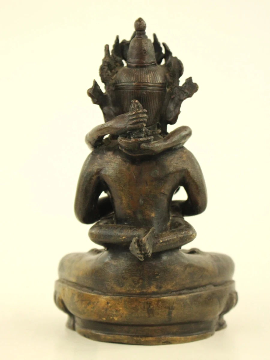 Bronzen Yab-Yum beeldje - foto 4