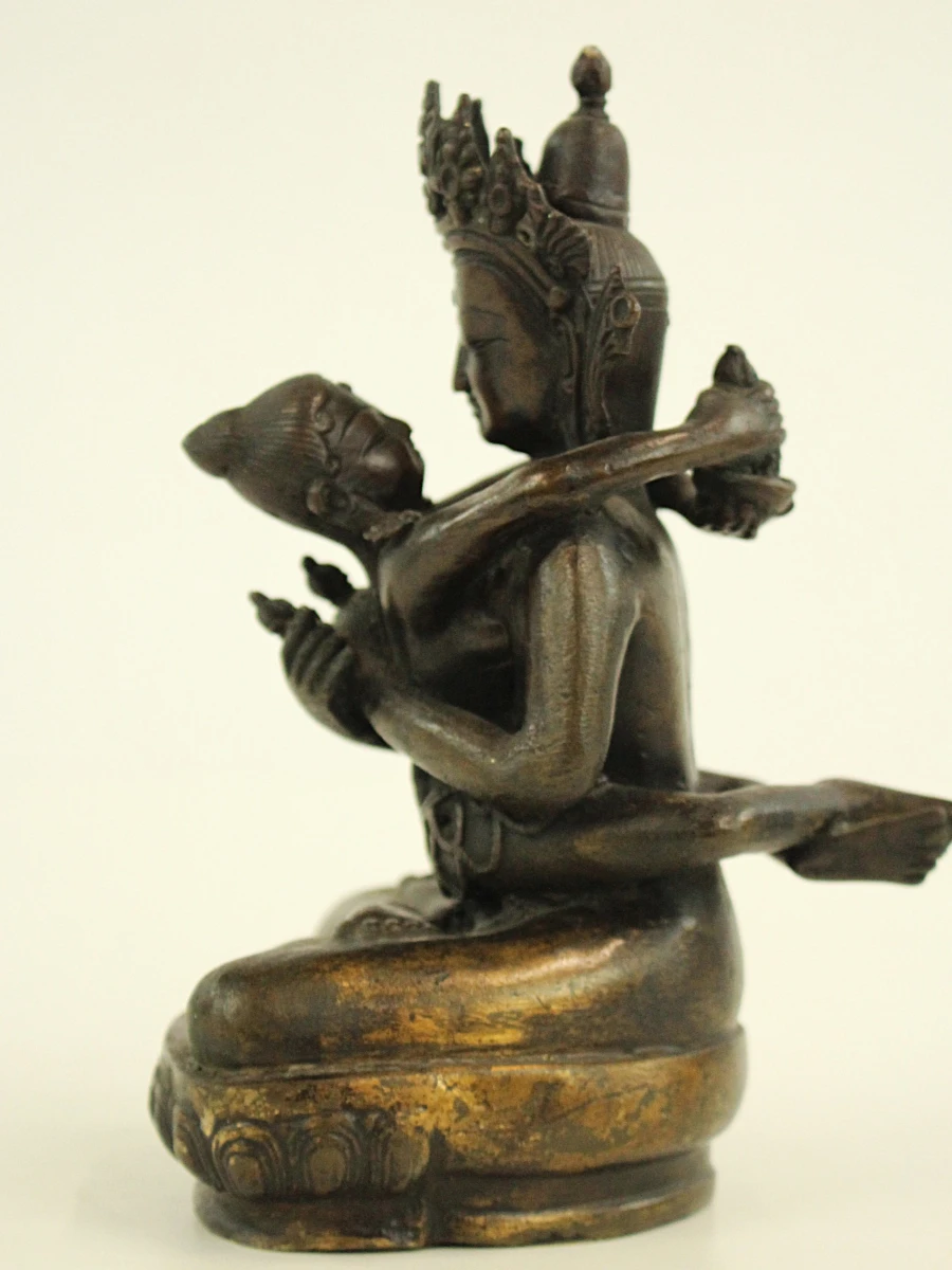 Bronzen Yab-Yum beeldje - foto 6