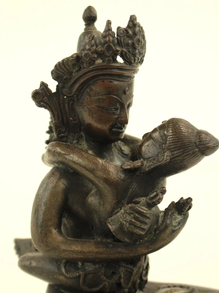 Bronzen Yab-Yum beeldje - foto 9