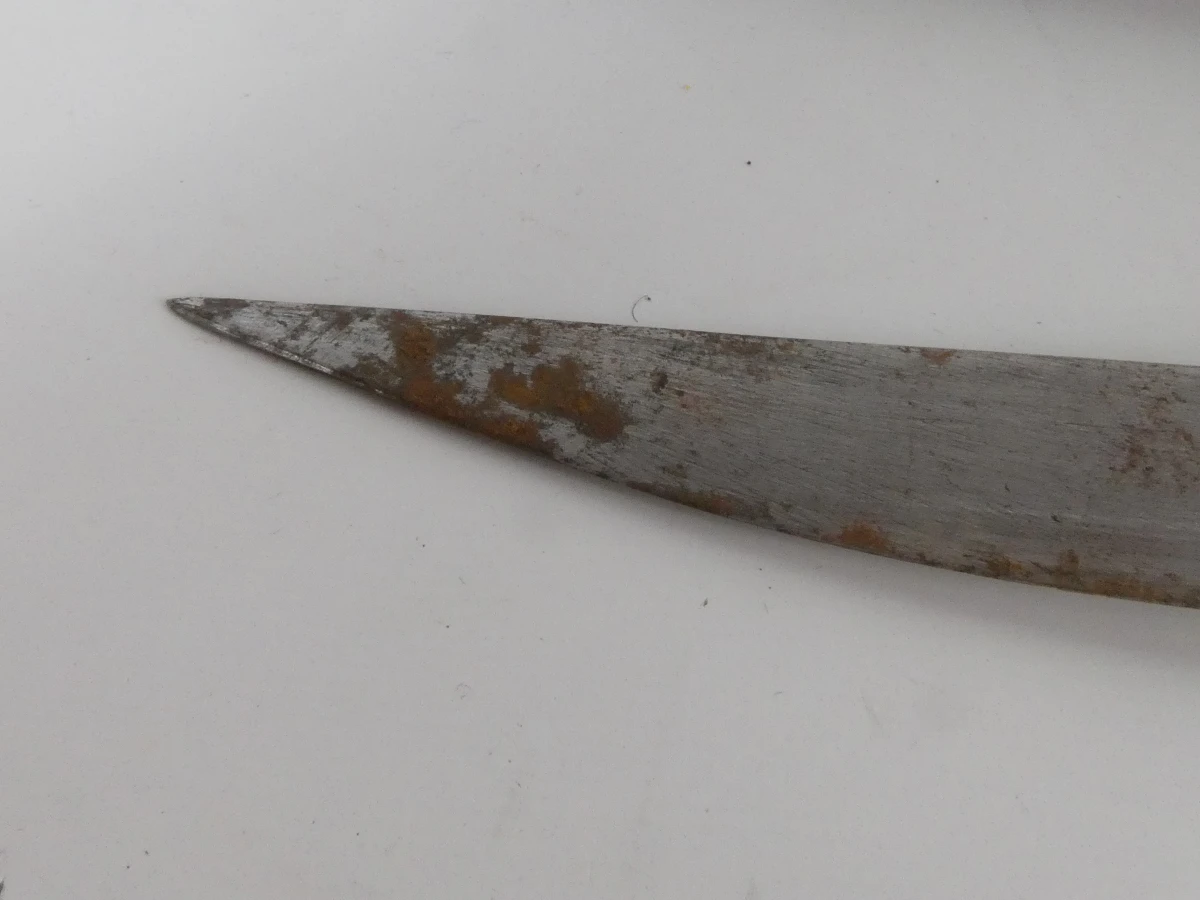 Oosterse vleesvork en -mes met souvenir kortzwaard - foto 16